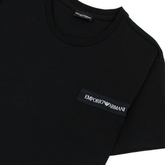 Emporio Armani Emporio Armani Crew Neck Logo T Shirt Black