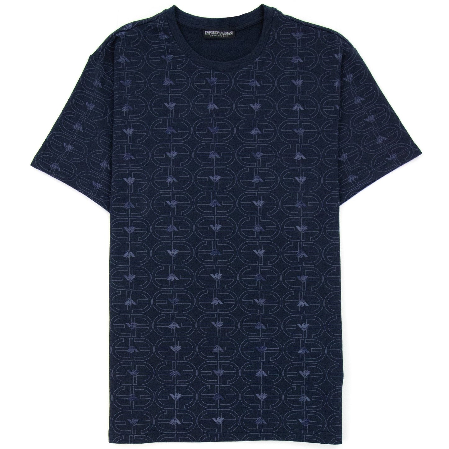 Emporio Armani Logo Loungewear T Shirt Navy