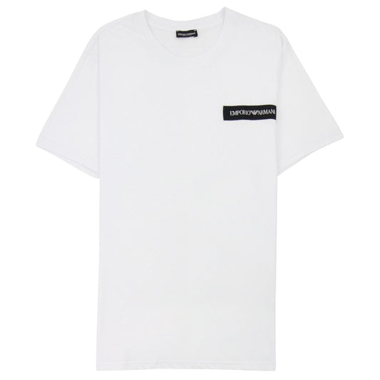 Emporio Armani Emporio Armani Crew Neck Logo T Shirt White