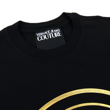 Versace Jeans Couture Vemblem T Shirt Black/gold