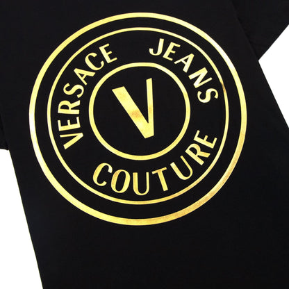 Versace Jeans Couture Vemblem T Shirt Black/gold