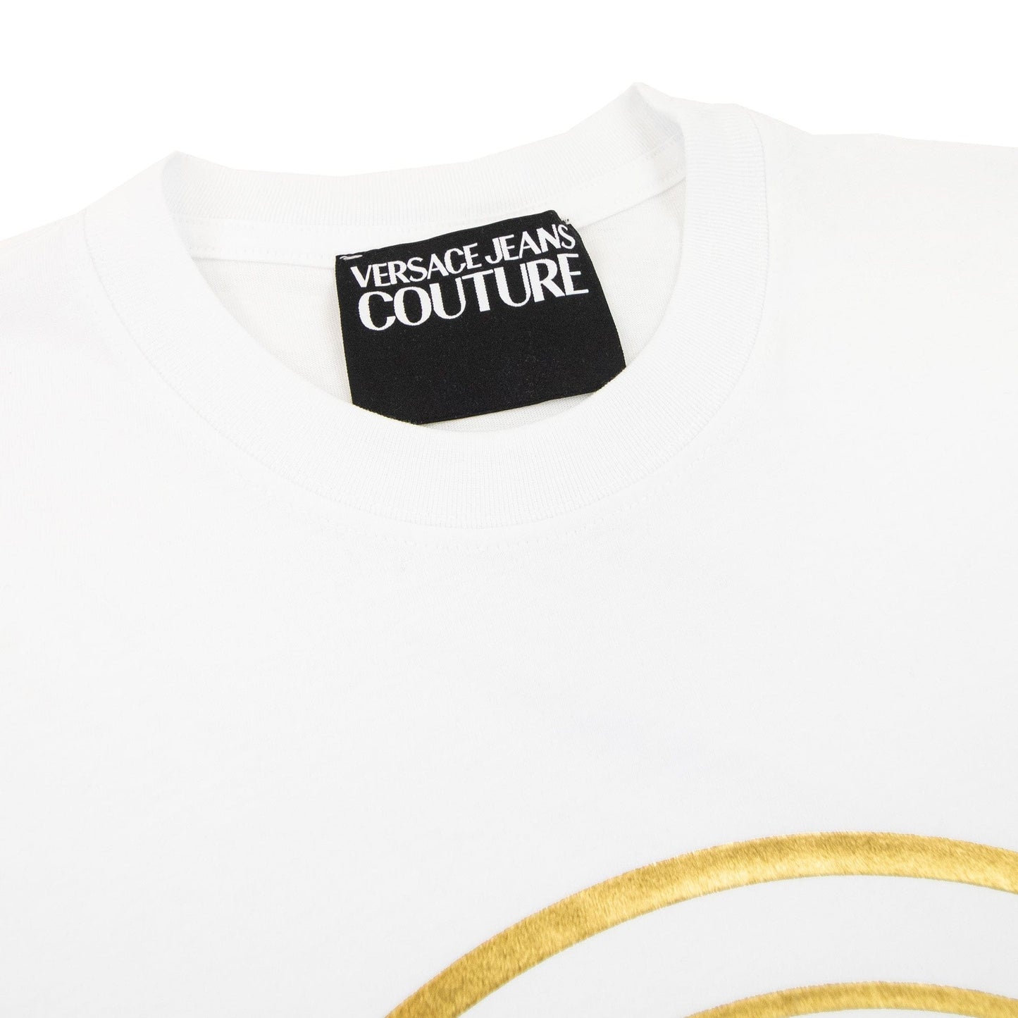 Versace Jeans Couture Vemblem T Shirt White/gold
