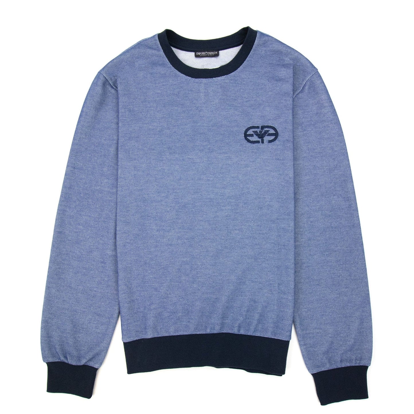 Emporio Armani Ea Crew Neck Sweater Blue