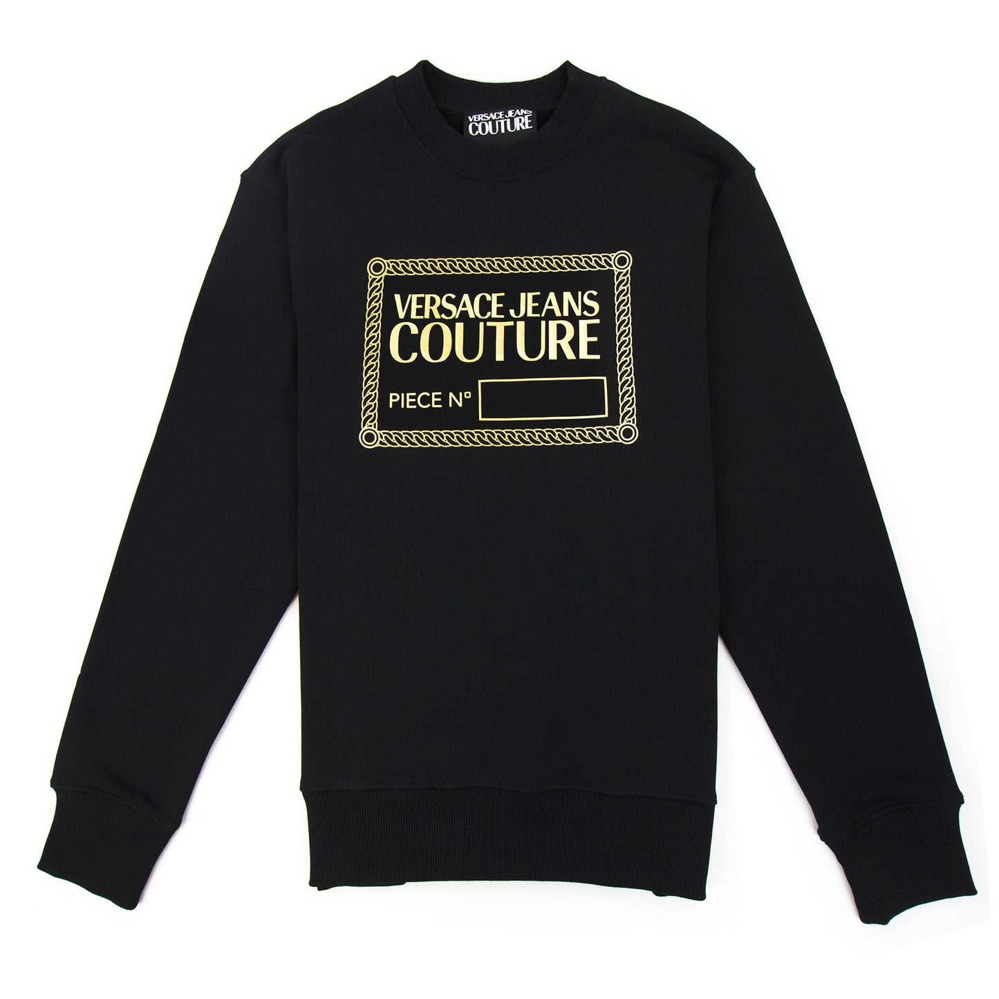 Versace Jeans Couture Box Logo Sweatshirt Black/gold