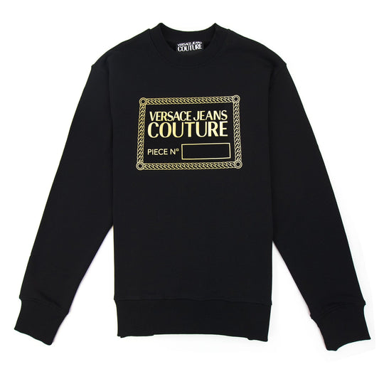 Versace Jeans Couture Box Logo Sweatshirt Black/gold