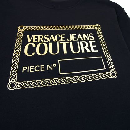 Versace Jeans Couture Box Logo Sweatshirt Black/gold