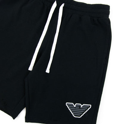 Emporio Armani Eagle Logo Bermuda Shorts Black