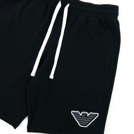 Emporio Armani Eagle Logo Bermuda Shorts Black