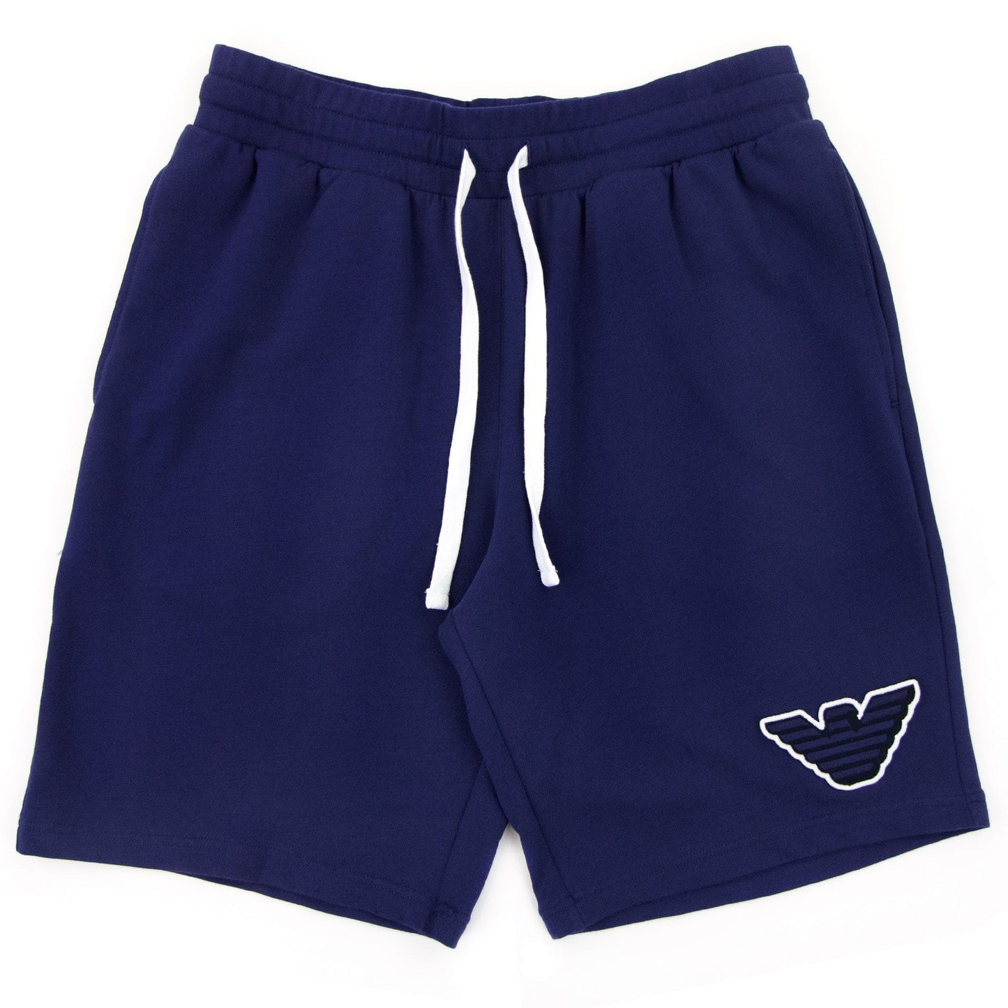 Emporio Armani Eagle Logo Bermuda Shorts Blue