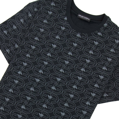 Emporio Armani Logo Loungewear T Shirt Black