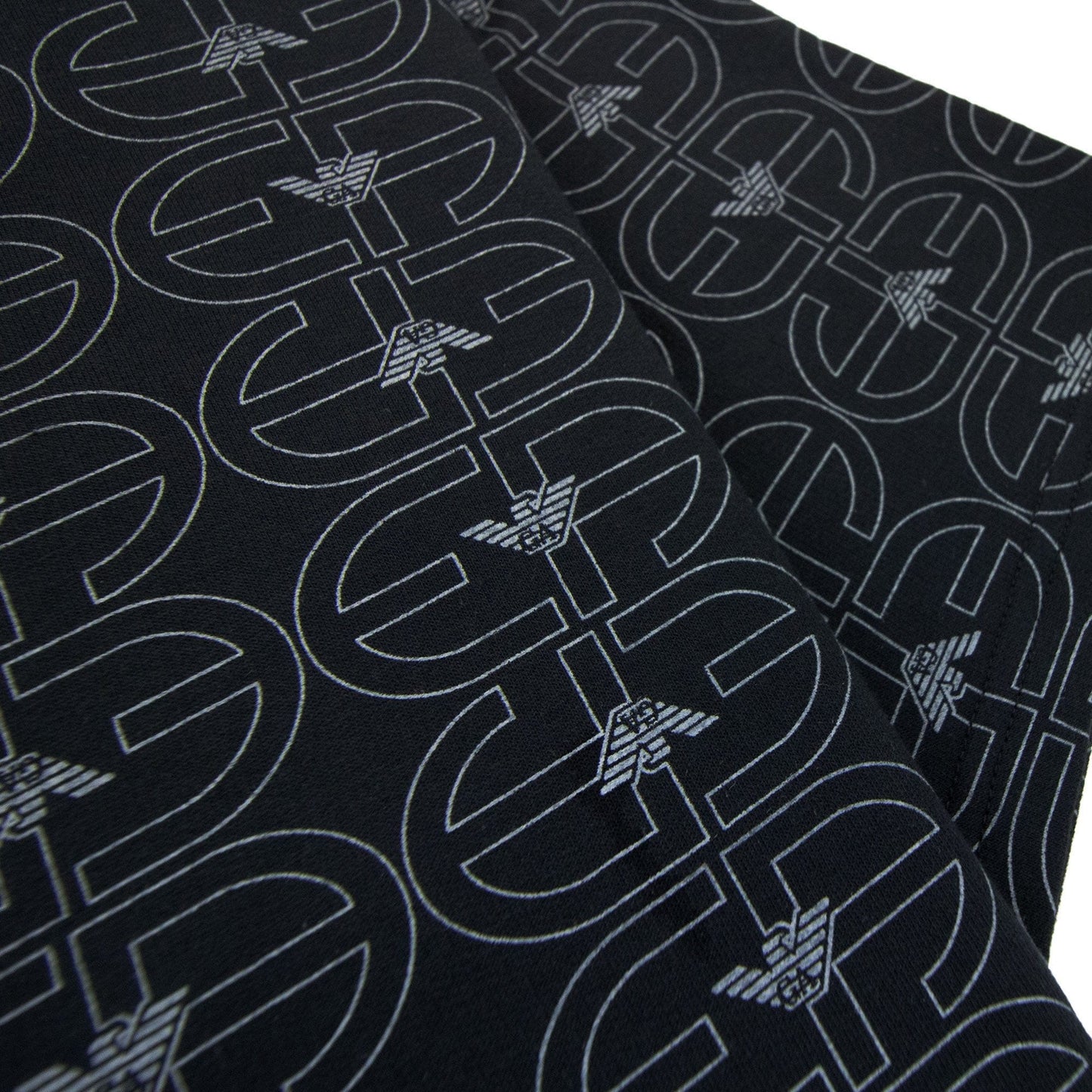 Emporio Armani Logo Loungewear T Shirt Black