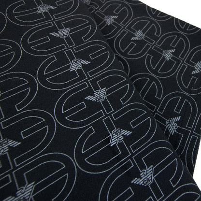 Emporio Armani Logo Loungewear T Shirt Black