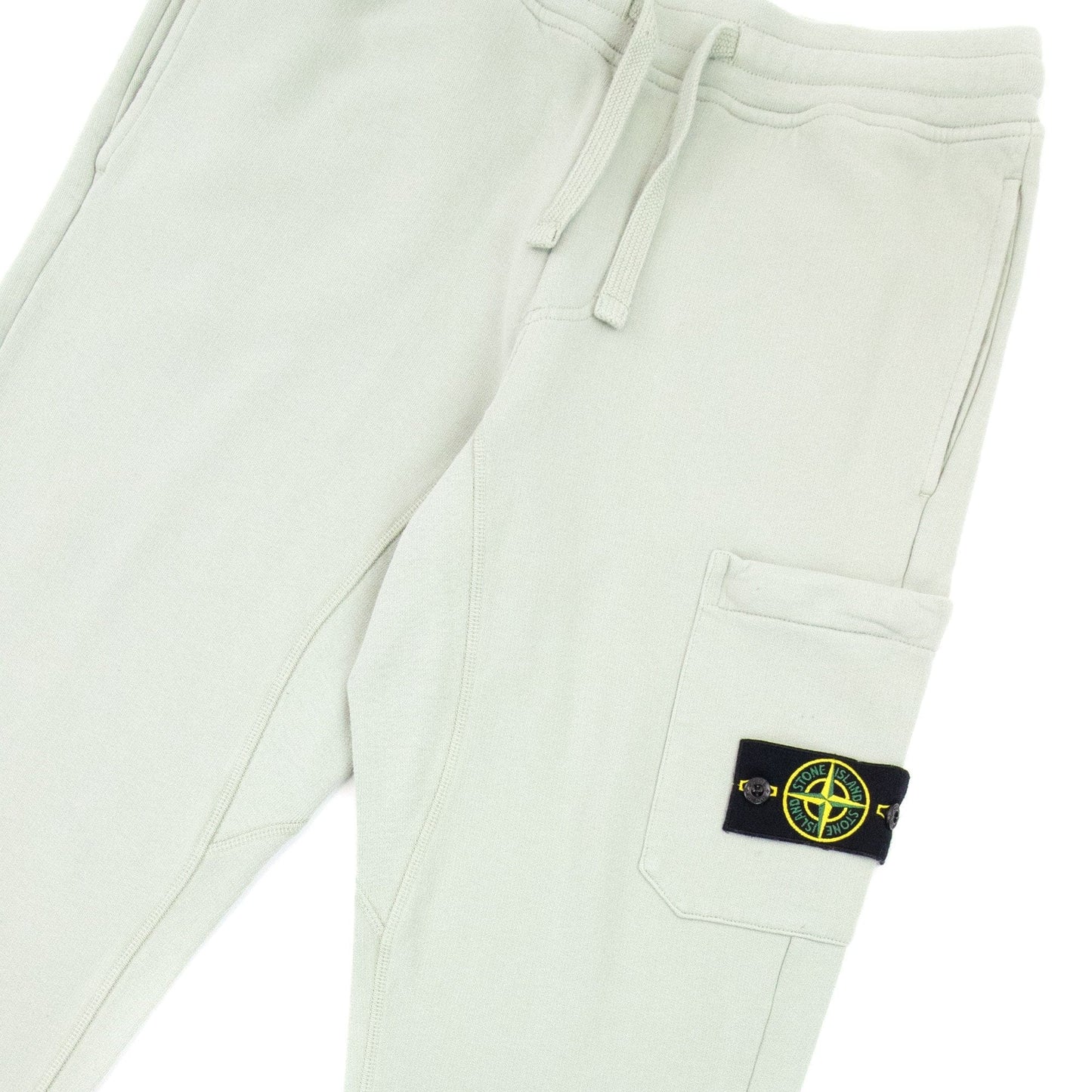 Stone Island 60351 Fleece Track Pants Light Green V0064