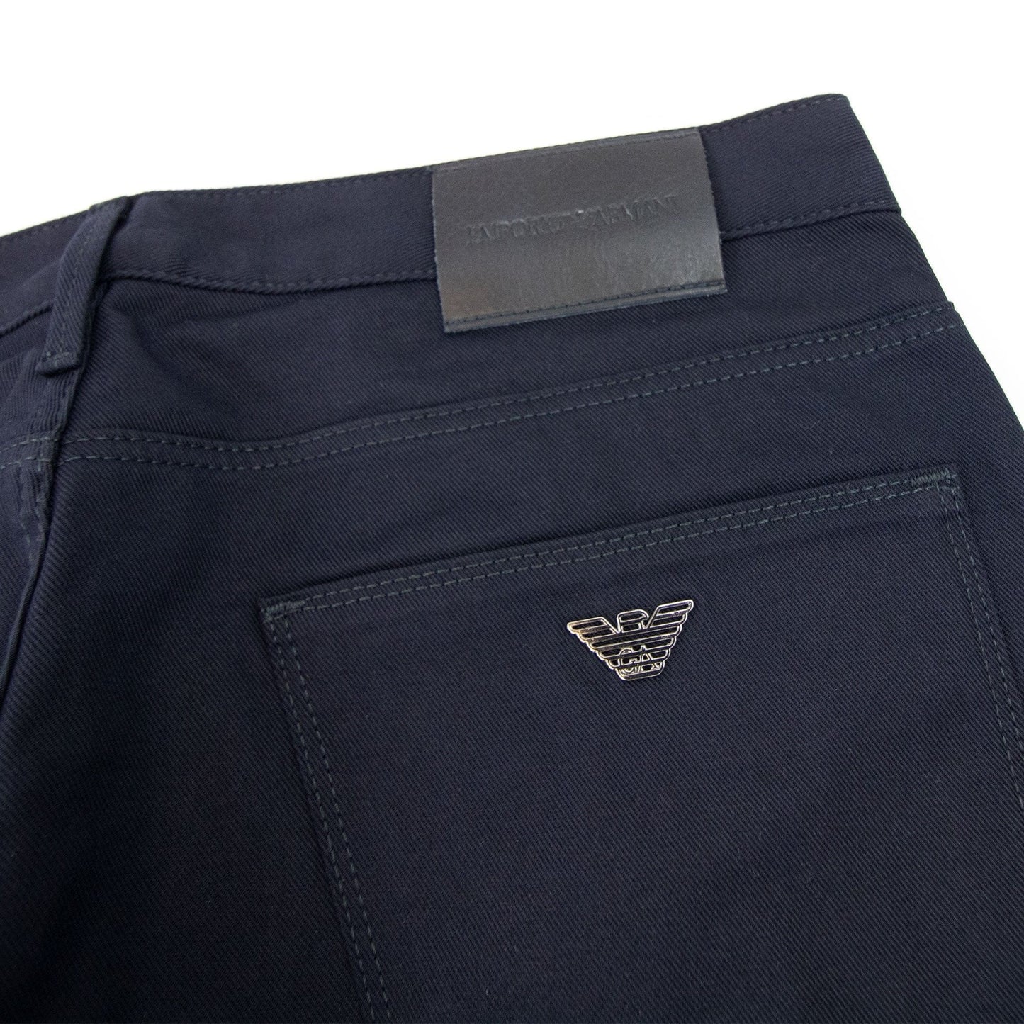 Emporio Armani J06 Black Denim Jeans Navy Blue 0920