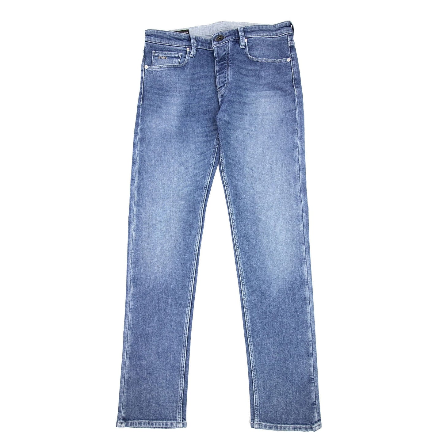 Emporio Armani J75 Medium Wash Slim Fit Jeans Denim Blue 942