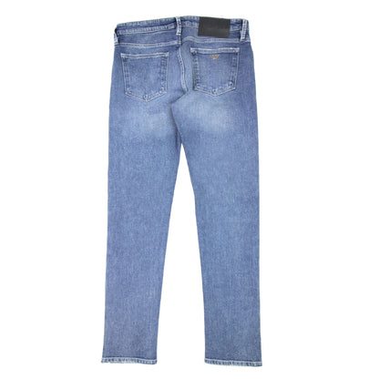 Emporio Armani J75 Medium Wash Slim Fit Jeans Denim Blue 942