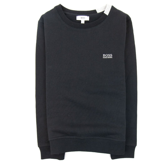 Hugo Boss Kids Sweatshirt Collar Black/grey