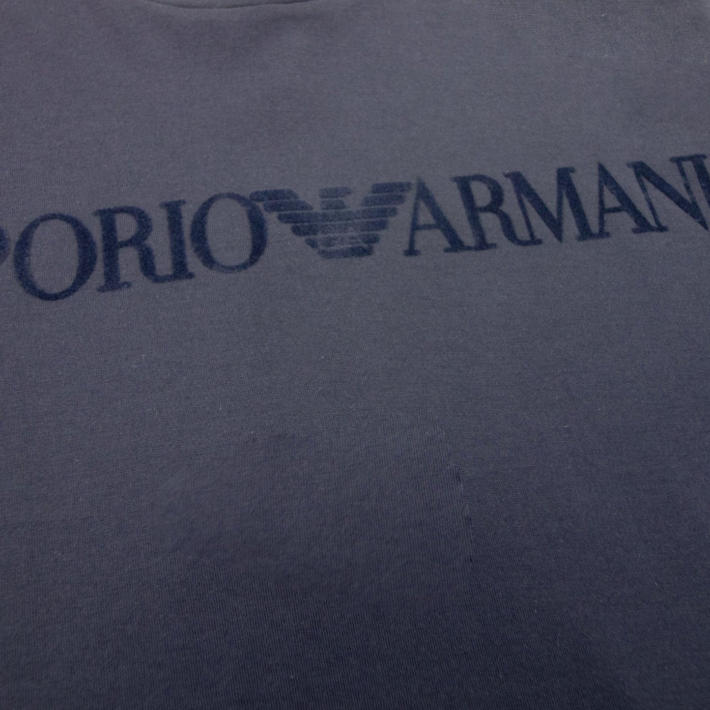 Emporio Armani Embossed Logo S/s T Shirt Blue