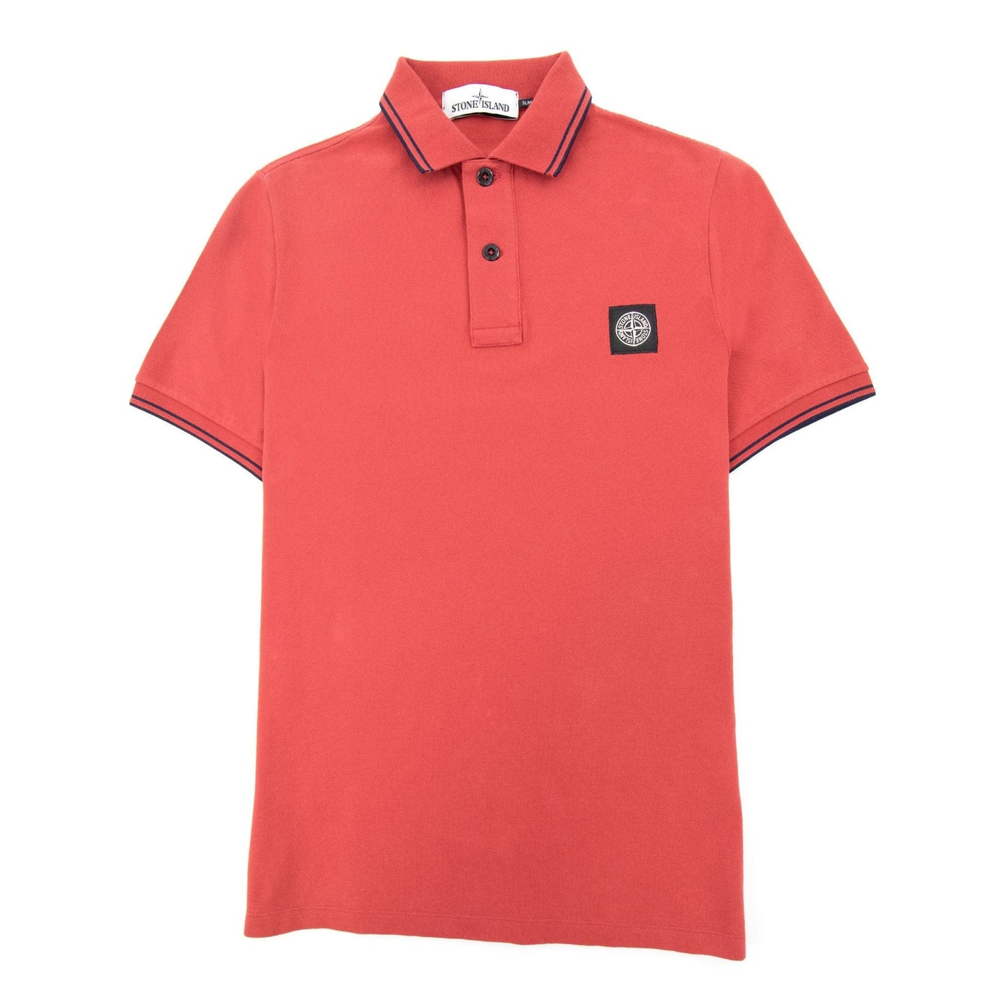 Stone Island Tip Polo Ss Red