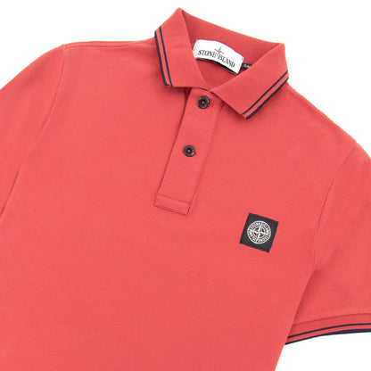 Stone Island Tip Polo Ss Red