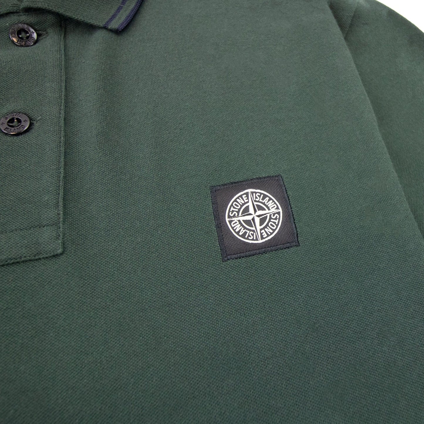 Stone Island Tip Polo Ss Green