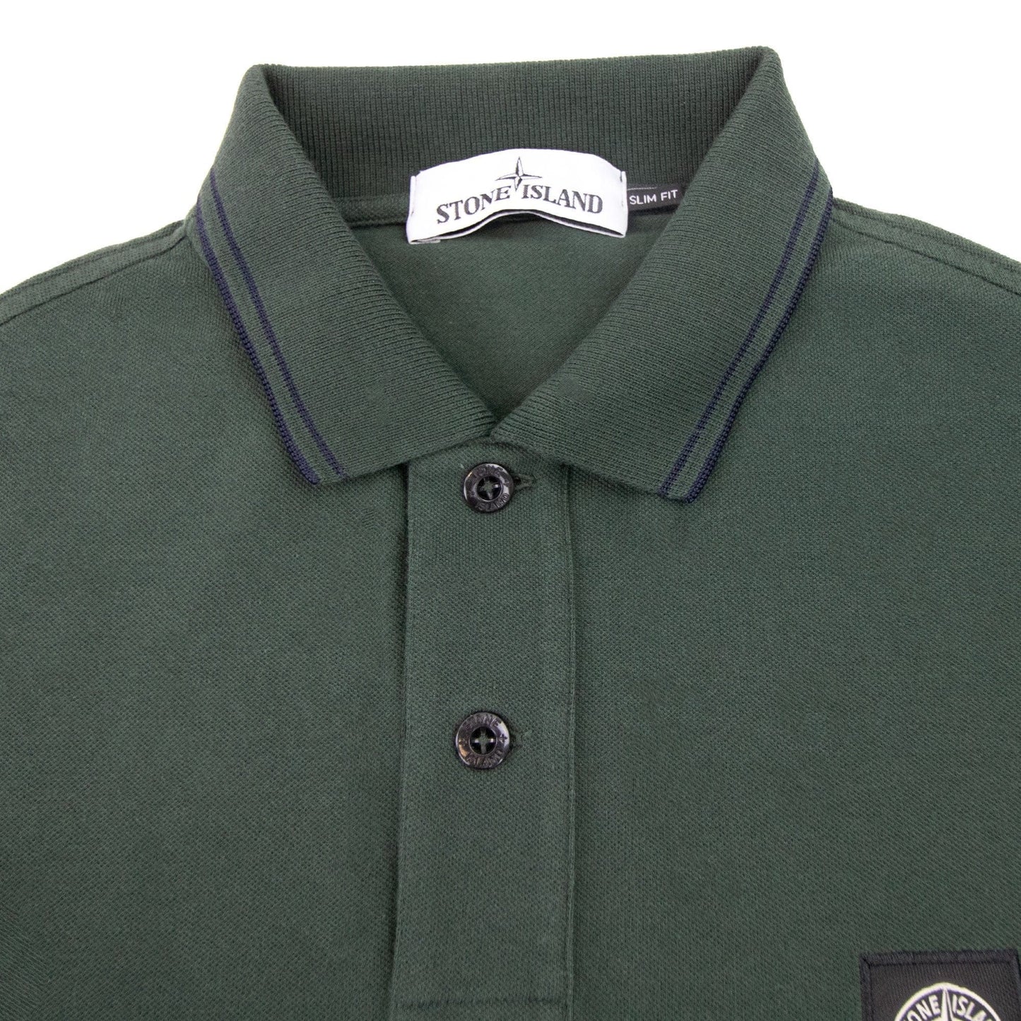 Stone Island Tip Polo Ss Green