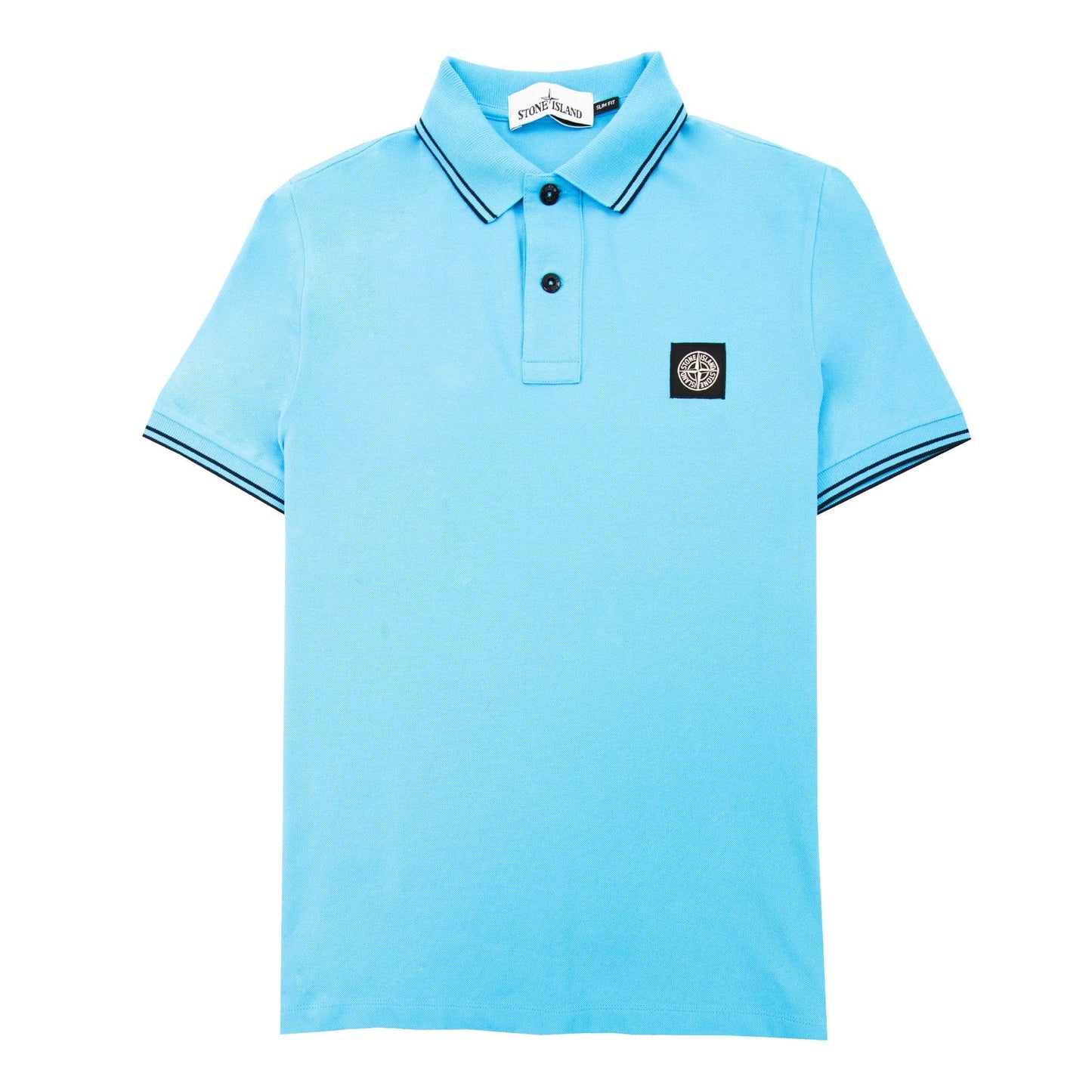 Stone Island Tip Polo Ss Sky Blue
