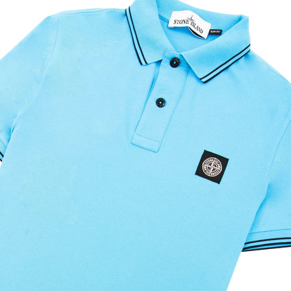 Stone Island Tip Polo Ss Sky Blue
