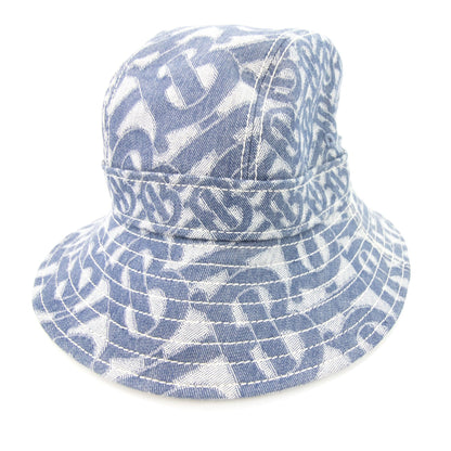 Burberry Monogram Motif Denim Bucket Hat Denim