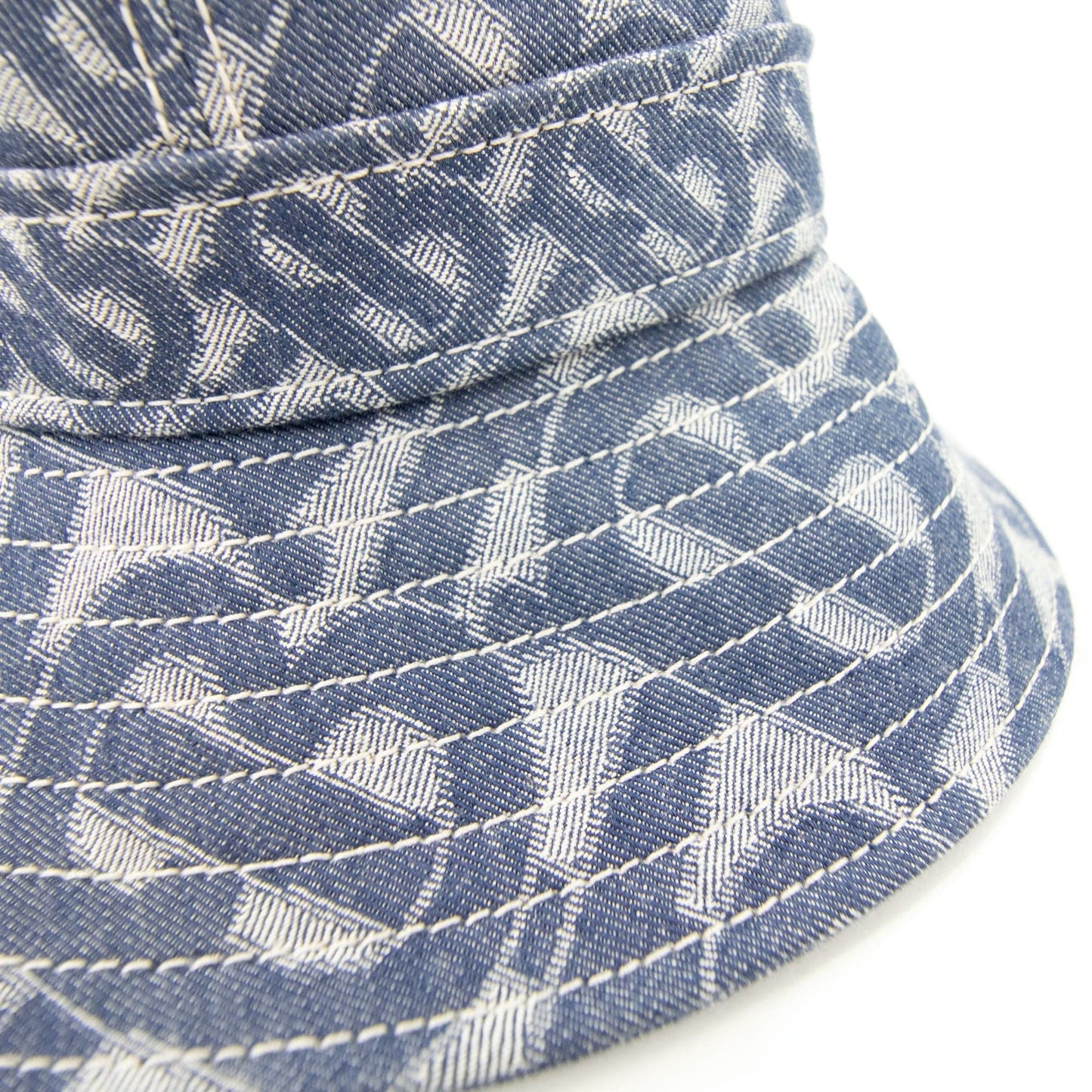 Burberry Monogram Motif Denim Bucket Hat Denim