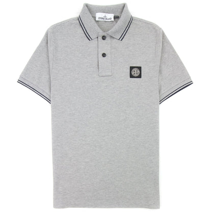 Stone Island Tip Polo Ss Light Grey V1064