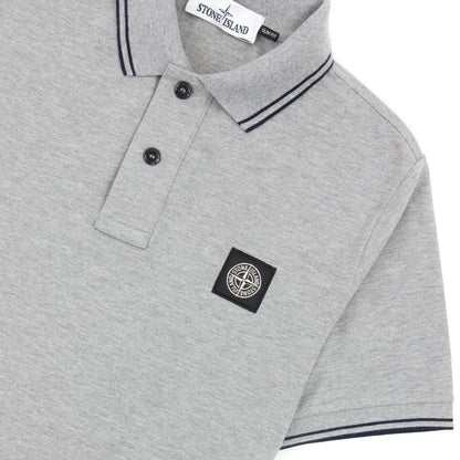 Stone Island Tip Polo Ss Light Grey V1064