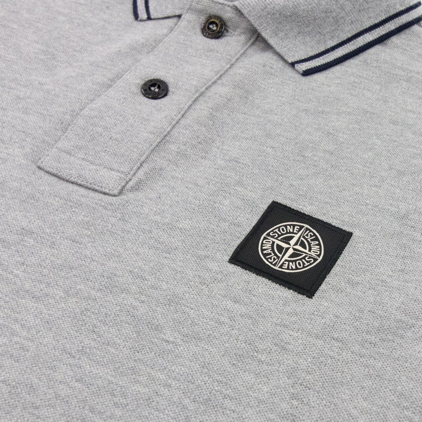 Stone Island Tip Polo Ss Light Grey V1064