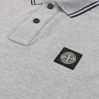 Stone Island Tip Polo Ss Light Grey V1064