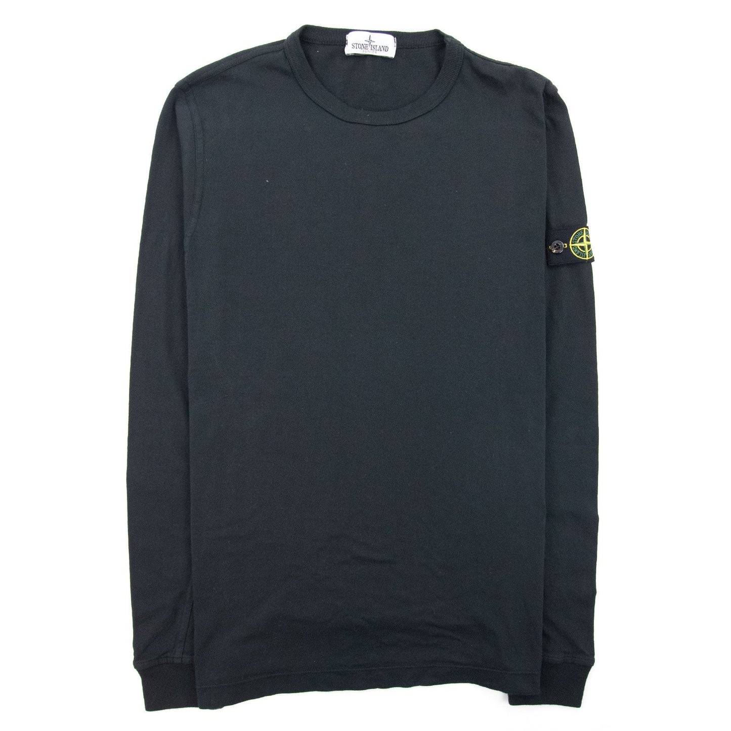 Stone Island Junior 20346 Long Sleeve T-shirt Black V0029