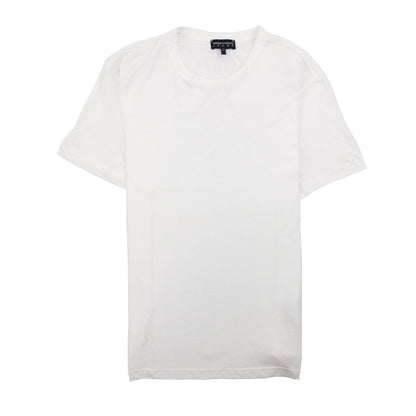 Armani Jeans Embroidered Back Logo T Shirt White