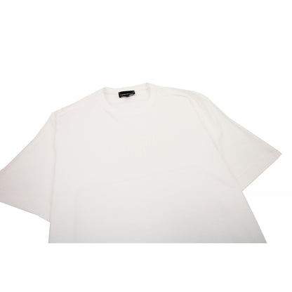 Emporio Armani Rubber Logo T Shirt White
