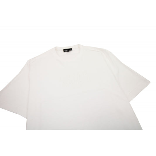 Emporio Armani Rubber Logo T Shirt White