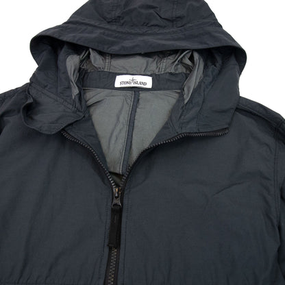 Stone Island 40632 Naslan Light Watro Garment Dyed Black V0029