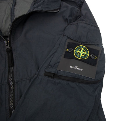 Stone Island 40632 Naslan Light Watro Garment Dyed Black V0029