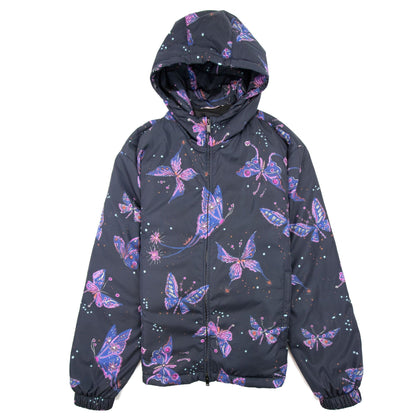 Valentino Utopia Butterfly Print Nylon Windbreaker Multi