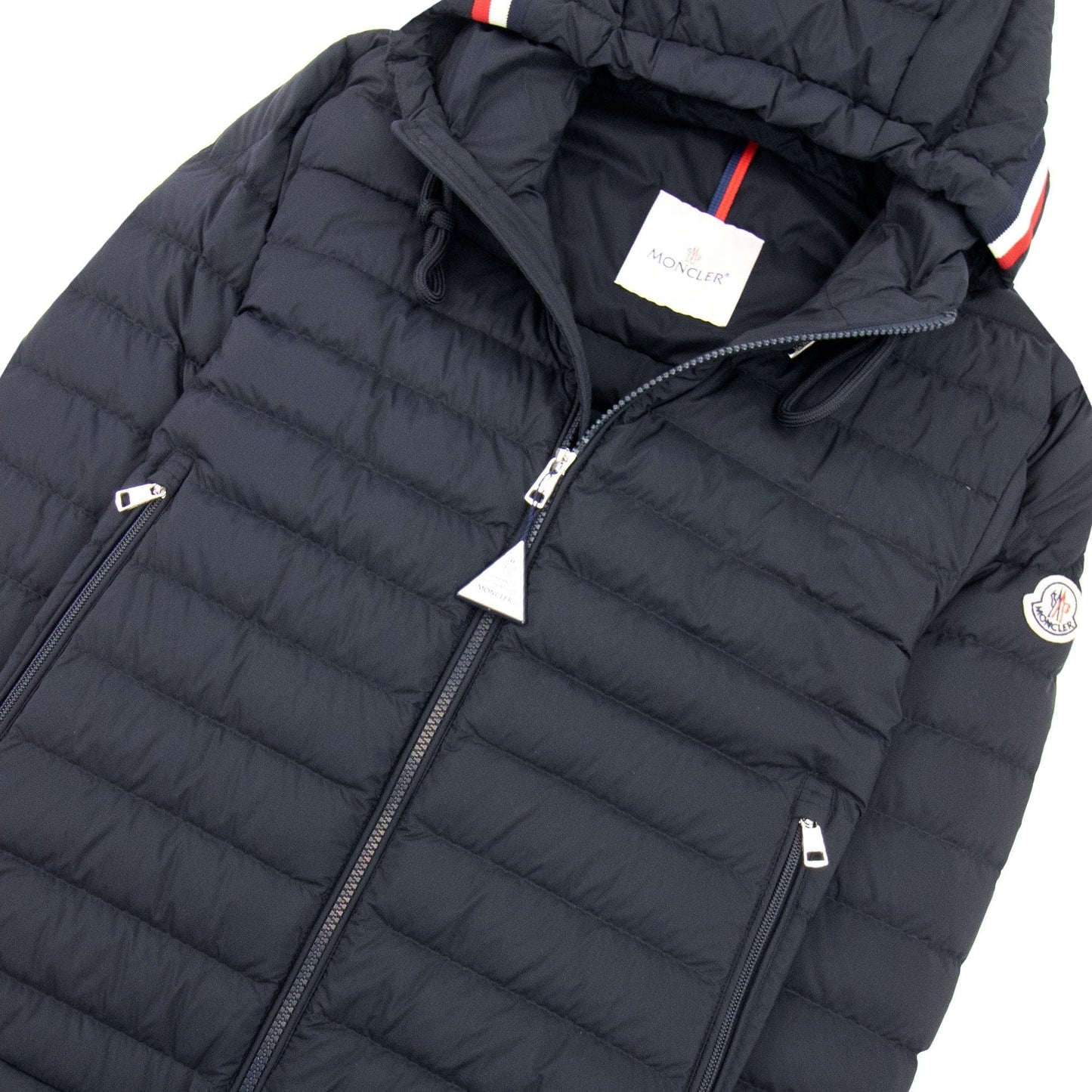 Moncler Eus Short Down Jacket Navy