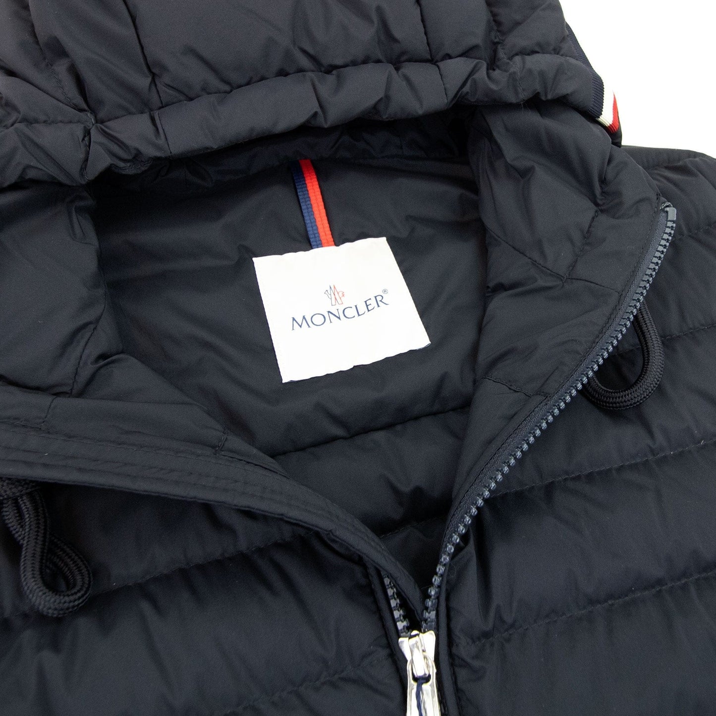 Moncler Eus Short Down Jacket Navy