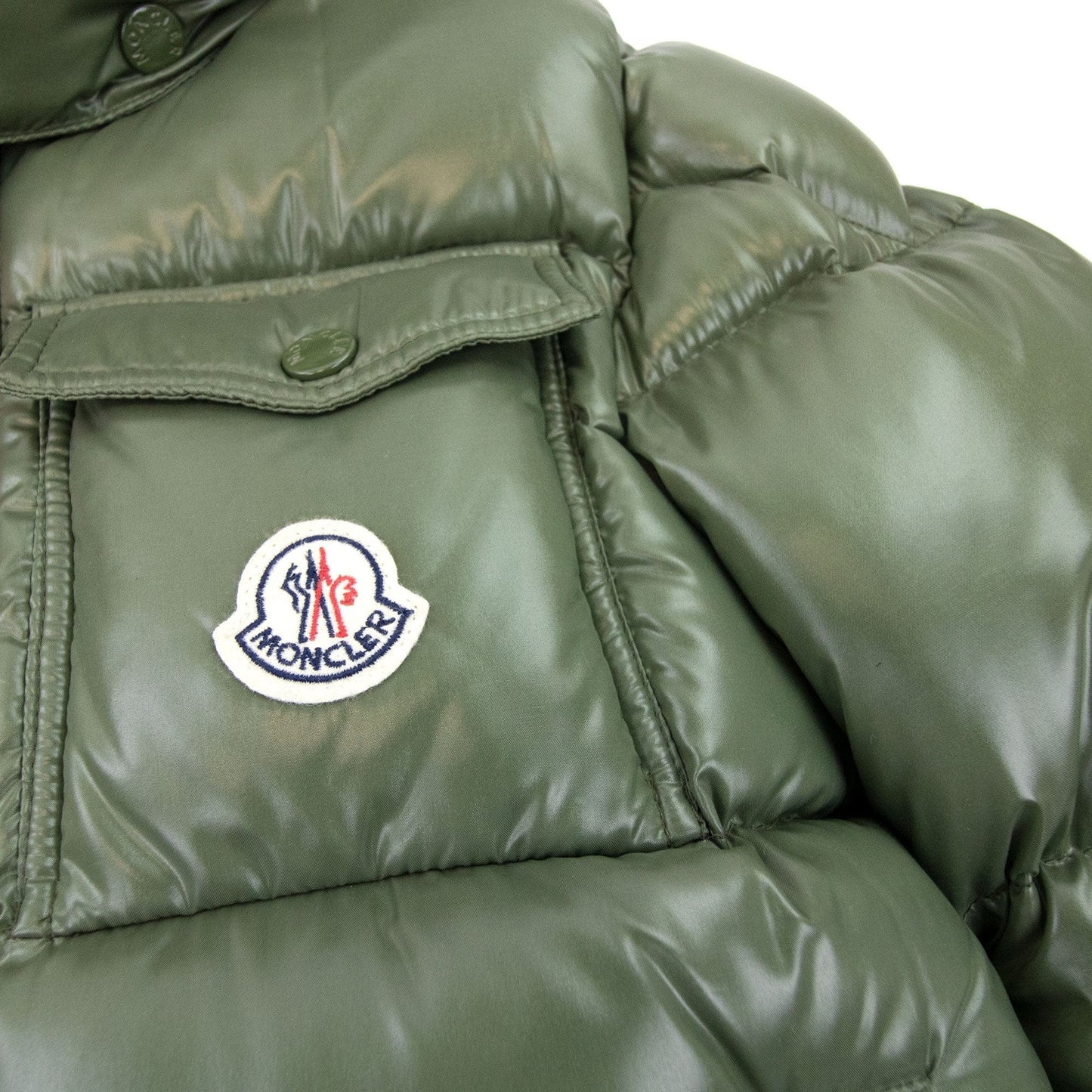 Moncler Junior Montbeliard Down Jacket Green 89a