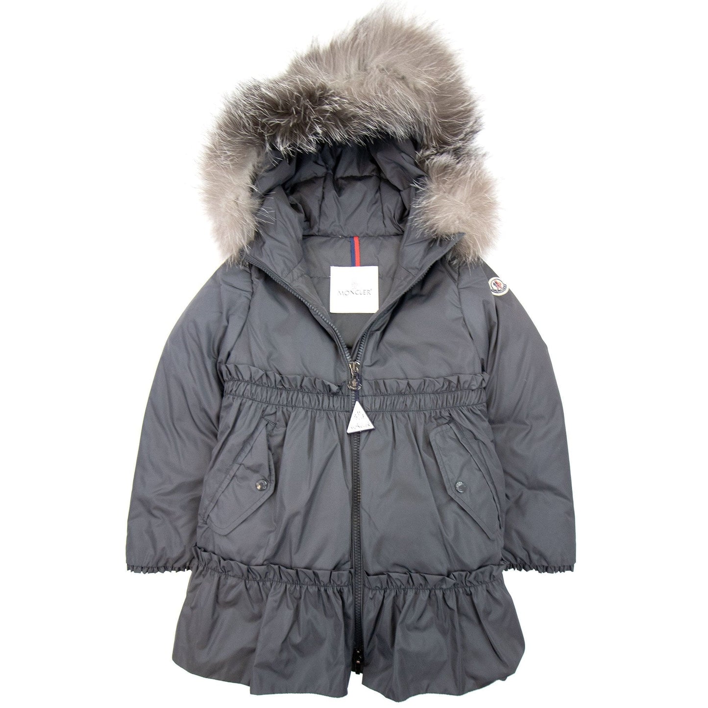 Moncler Junior Tourterelle Down Jacket Grey 927