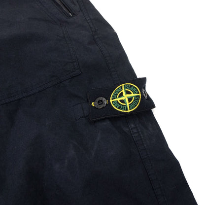 Stone Island Junior Badge Longwear Shorts Navy 888