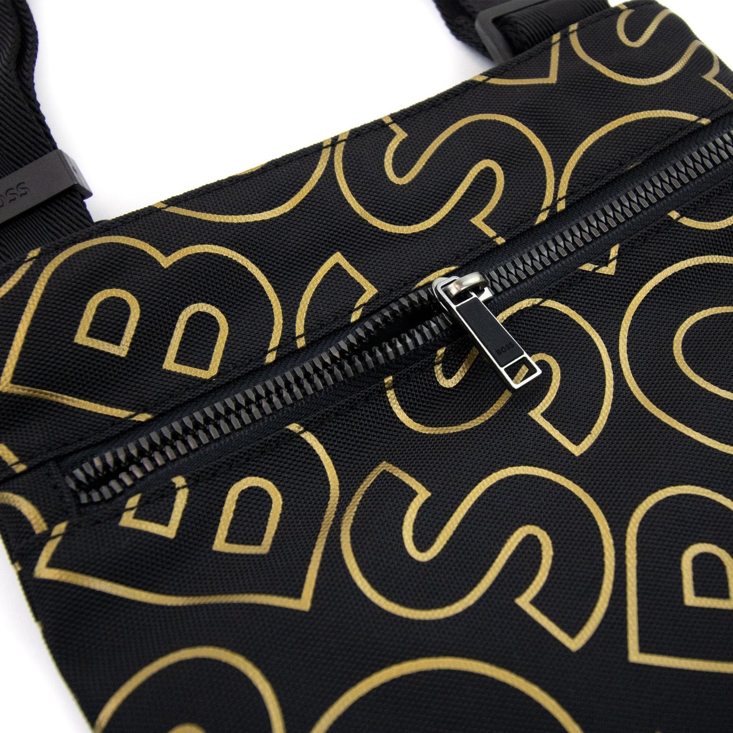 Hugo Boss Catch Ln Outline Logo Envelope Bag Black 001