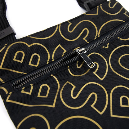 Hugo Boss Catch Ln Outline Logo Envelope Bag Black 001