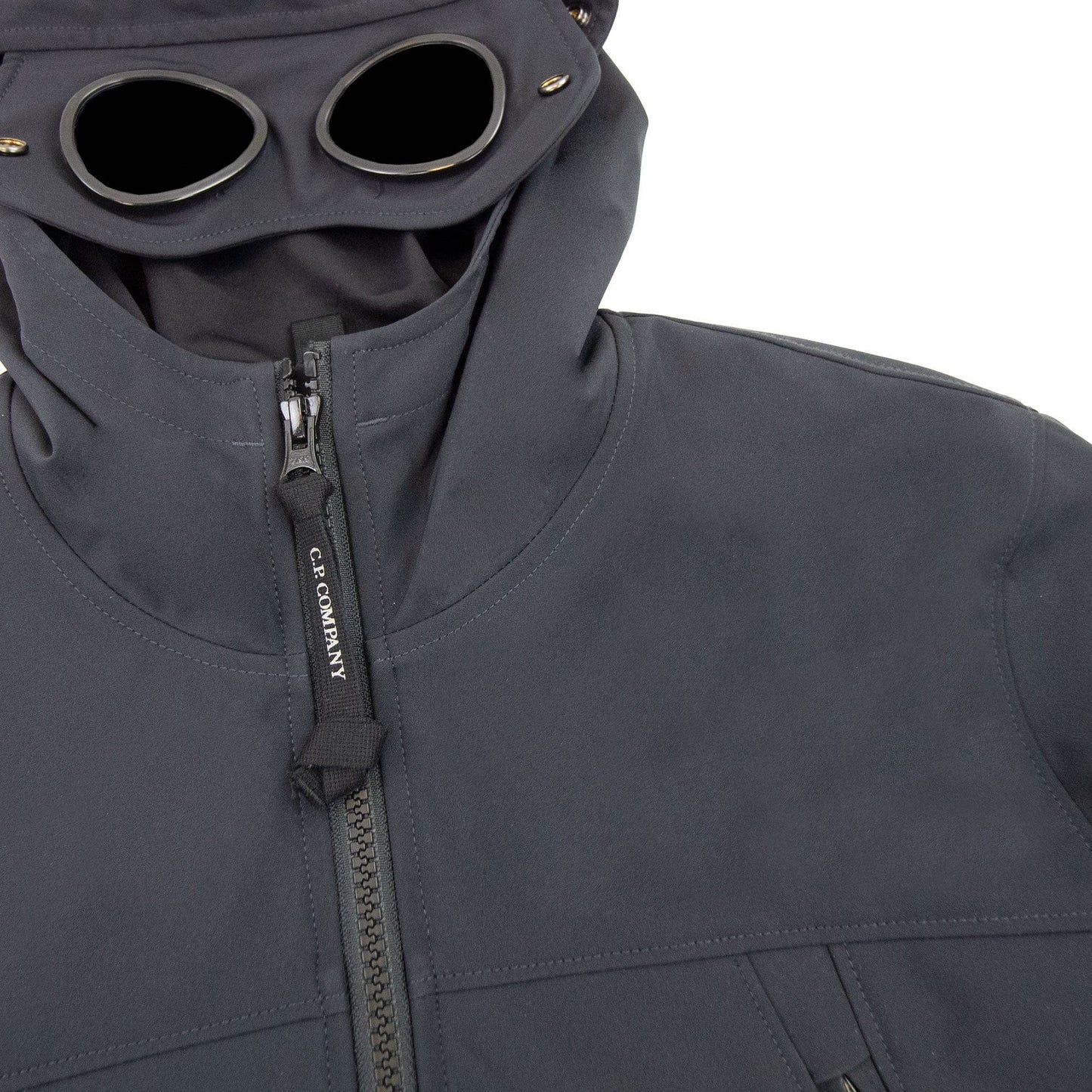 Cp Company Undersixteen Soft Shell Google Jacket Navy 888