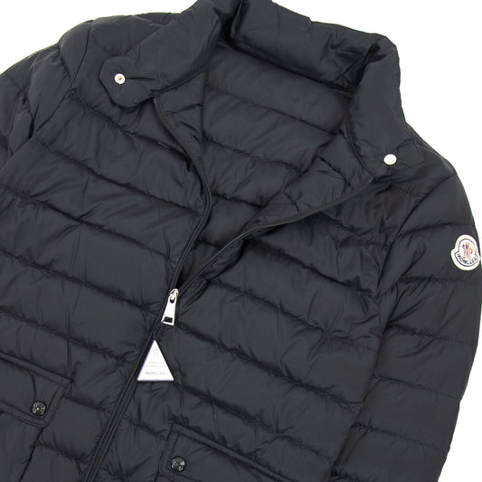 Moncler Lans Short Down Jacket Black